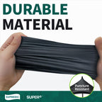 Supmedic Vinyl Disposable Exam Gloves, Black 4 Mil Powder-Free Latex-Free Medical Food-Safe Cooking Cleaning Glove, 100 Pcs (X-Large)
