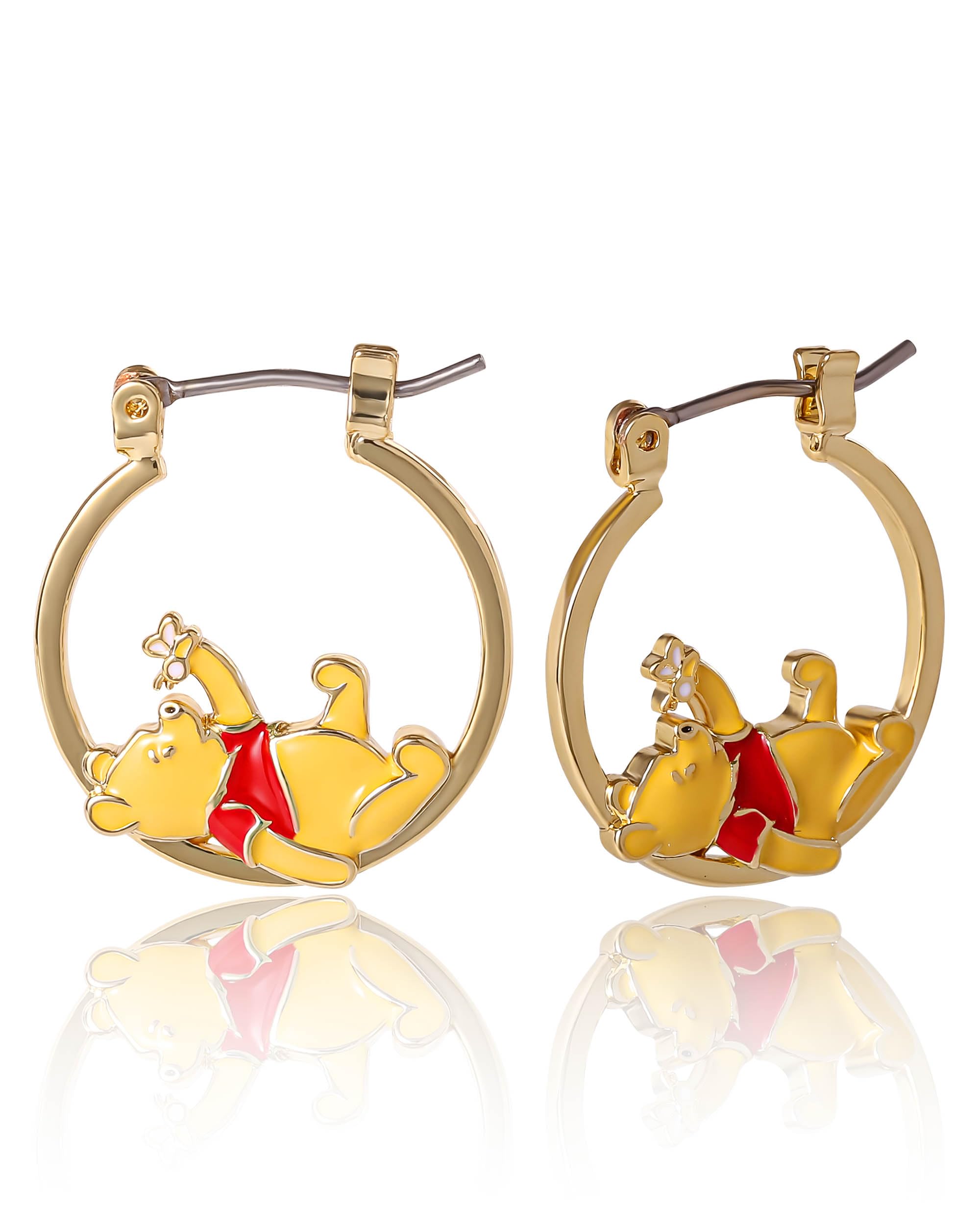 Disney Winnie-the-Pooh Hoop Earrings for Women Official License