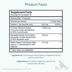Bettervits Turmeric Curcumin Supplement with Black Pepper and Boswellia Serrata | Organic 1000mg Turmeric Supplement for Enhanced Absorption and Vitamin C | Joint Support - Non-GMO | 60 Vegan Capsules