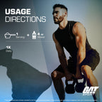 GAT SPORT Creatine Monohydrate Powder 1000 Grams, Strength, GLP1 Support, Brain Health, Anti-oxidant, Endurance, for Men & Women, 1 Kilo, Unflavored