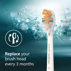 Philips Sonicare A3 All-in-One Brush Heads, 4-Pack, 1 Year Supply, White