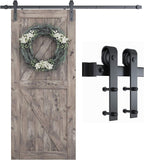 SMARTSTANDARD 6.8 FT Barn Door Hardware Kit -Fits 40" Wide Door Panel