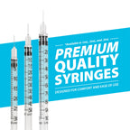 EasyTouch IW U-100 Insulin Syringes (30G 1.0cc 1/2") - 30 ct.