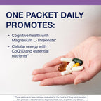 Metagenics Wellness Essentials Brain Health - Comprehensive Daily Multivitamin Packs* - with Alpha Lipoic Acid, Biotin, DHA, Folate & CoQ10 - Supports Memory, Focus & Brain Function* - 30 Packets