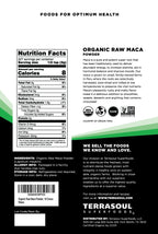 Terrasoul Superfoods Organic Raw Maca Powder, 2 Lbs : Premium Quality, Supports Increased Stamina & Energy