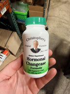 Christopher's Original Formulas Hormonal Changease Formula – 450 mg – 100 Vegetarian Capsules – Herbal Menopause Support