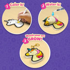 Skillmatics Aqua Puffs Unicorns, Stocking Stuffer for Kids, Paint by Number