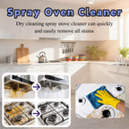 Multi-Purpose Cleaning System,Clean Spray Cleaner For Ovens,Spray Oven Cleaner,Multi-Surface Cleaners With Concentrated Cleaning Tablets,Sided Cleaning Agent Suitable For Households