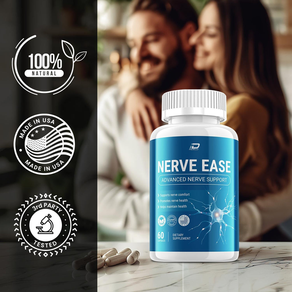 Nerve Ease Capsules – NerveEase Pills Advanced Formula Maximum Strength Natural Blend, Reviews - 2 Pack - 120 Capsules