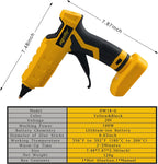 100W Cordless Hot Glue Gun Compatible with Dewalt 20V MAX Battery