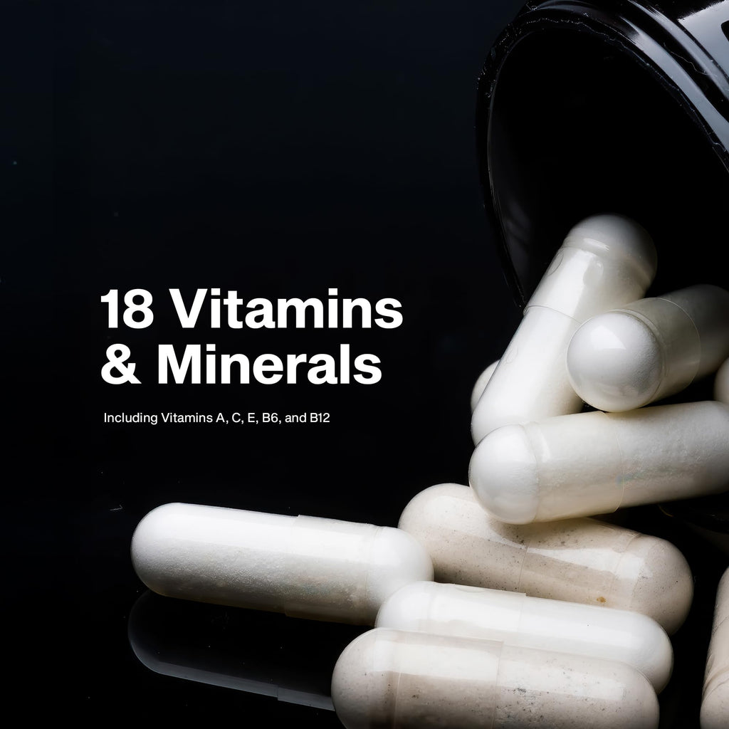 MuscleTech Platinum Multivitamins for Men & Women - Multi-Vitamin Supplement for Immune Support - 18 Vitamins & Minerals, Vitamin A C D E B6 B12 - Daily Workout Supplements for Men - 180 Capsules