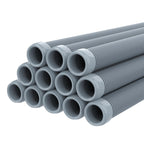 Poolvio Pool Vacuum Hose 40 Feet (12 x 40 Inch), 1.5 Inch Cuffs, Compatible with Most Inground Pool Automatic Cleaners, Gray