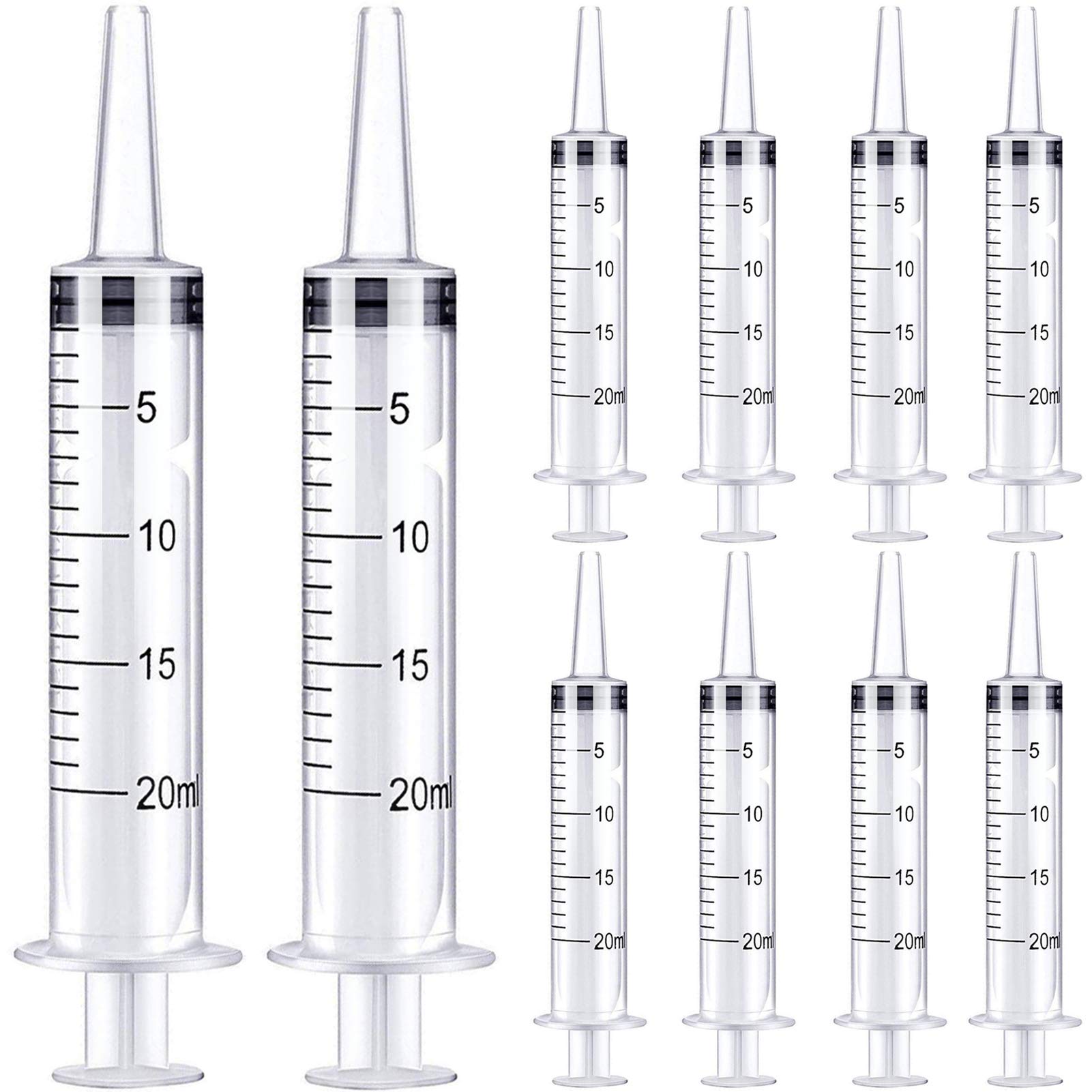 20ml Plastic Oral Syringe Without Needle for Liquid Lab Medicine Dropper