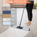 Large Dust Mop Wet Mop with 36 inch Mop Cloth for Commercial Industrial Use