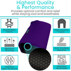 Vive Premium Crutch Pads & Hand Grips - Comfortable, Breathable, Machine Washable Padding - Moisture Wicking & Odor Reducing Pillow Accessory Covers for Adult & Youth Walking Crutches