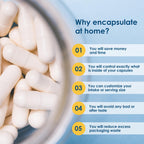 Capsuline Size 000 Empty Gelatin Capsules, Clear - 1000 Count | Gluten Free, Kosher, Non-GMO Certified | Pure Bovine Pill Caps for DIY Supplement Filling