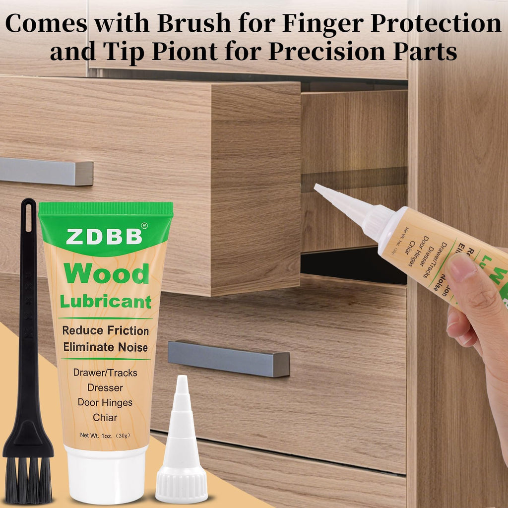 ZDBB Wood Drawer Wax Lubricant Paste Door Lubricant Drawer Slide Grease