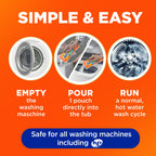 Washing Machine Cleaner by Tide, Washer Machine Cleaner with Oxi for Front and Top Loader Washer Machines, Deep Cleaning Residue & Odor Eliminator, 5 Month Supply (Packaging May Vary)