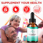 (2 Pack) Echo Free Drops, Official Echo free Ear Health Support Liquid Supplement with All Natural Proven Ingedinets, Echo Free Max Strength Plant Based Hearing Support for Ringing Ears (60 Servings)