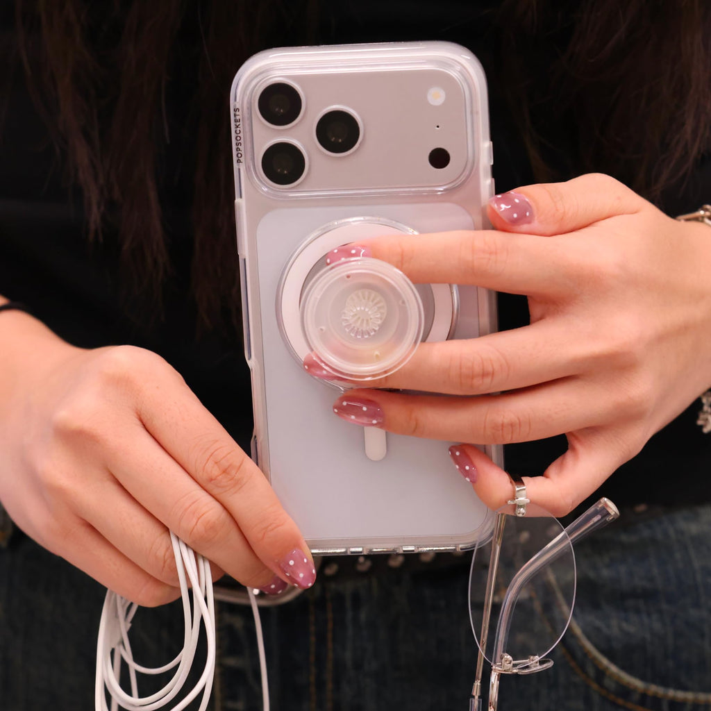 PopSockets Phone Grip for MagSafe, Magnetic Holder- Clear