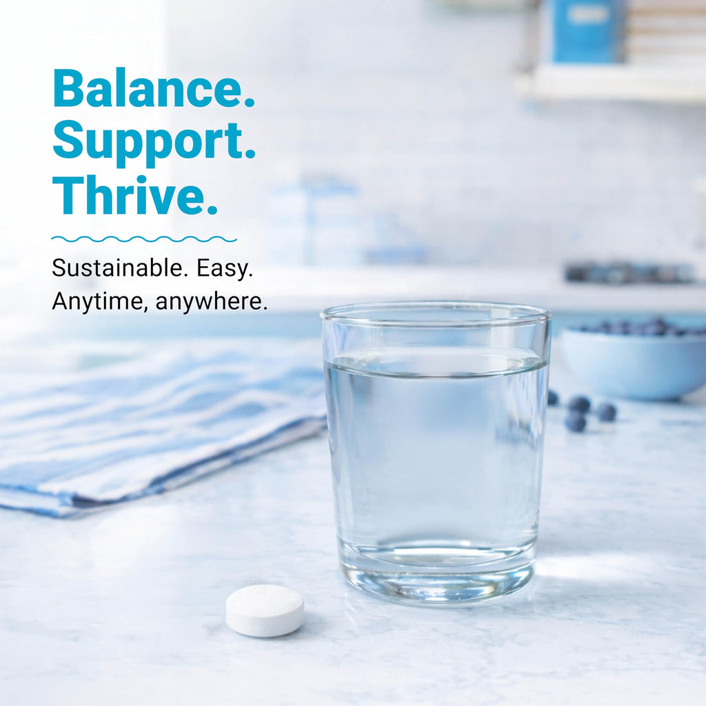 Alkalife pH Balance Tablets, 1 Pack, Alkaline Mineral Support Without the Bottles, Enteric-Coated for Maximum Absorption, Potassium & Sodium Bicarbonate, Immune Support, 90 Tablets (1 Month Supply)