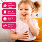 Kids Magnesium Gummies, Magnesium Glycinate Gummies for Kids & Adults with L-Theanine, Chamomile, Licorice, Vitamin D, B6 for Sleep, Relaxation, Brain & Muscle, Sugar Free Raspberry 60ct