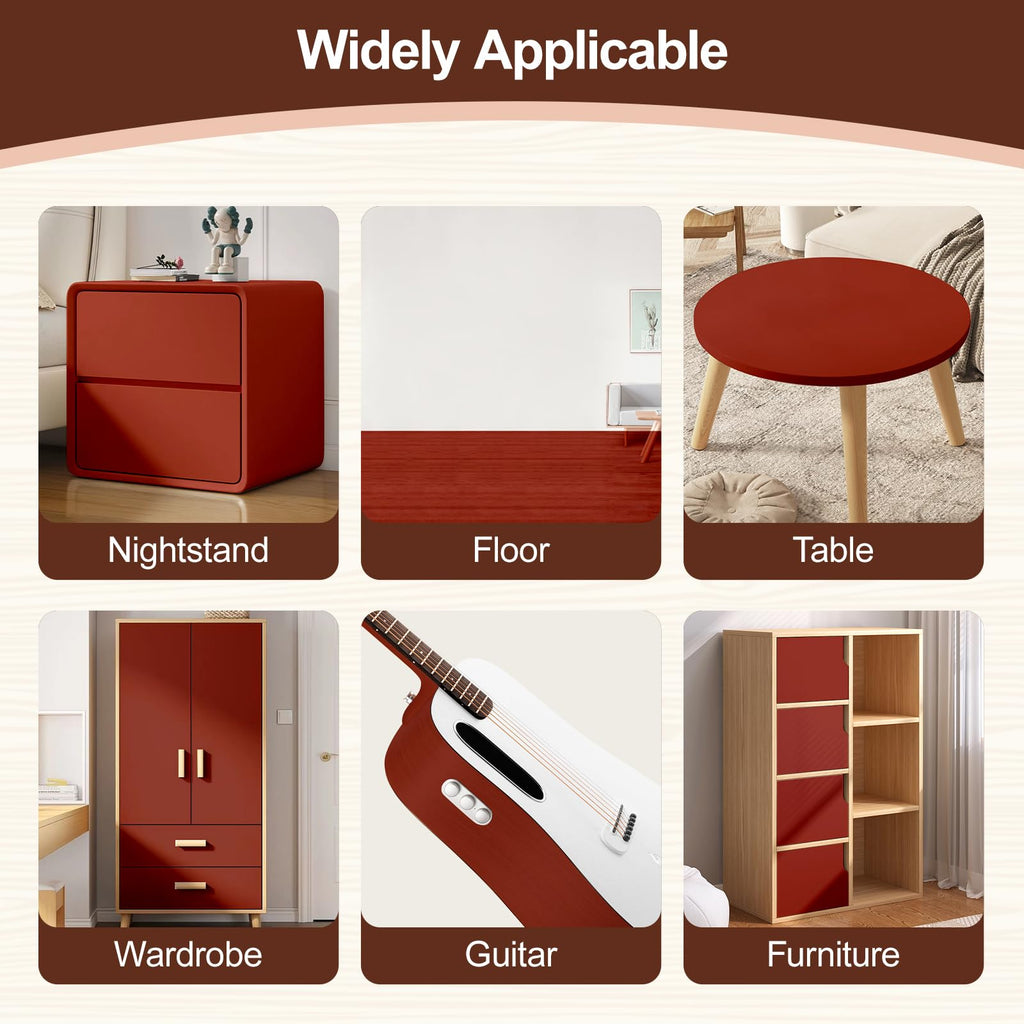 BONCART Mahogany Wood Filler,Paintable, Stainable, Sandable, Wood Putty can Quickly Repair Holes, Cracks, Chips, Damage, and Scorched Areas of Wooden Furniture