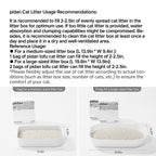 pidan Tofu Cat Litter Clumping,Flushable,Plant Based Litter 4 Pack