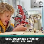 LEGO Star Wars Ahsoka Tano’s T-6 Jedi Shuttle Spaceship Toy - Star Wars Building Toys Set for Kids, Boys & Girls, Ages 9+ - Birthday Gift for Fans - 4 Minifigures - 75362