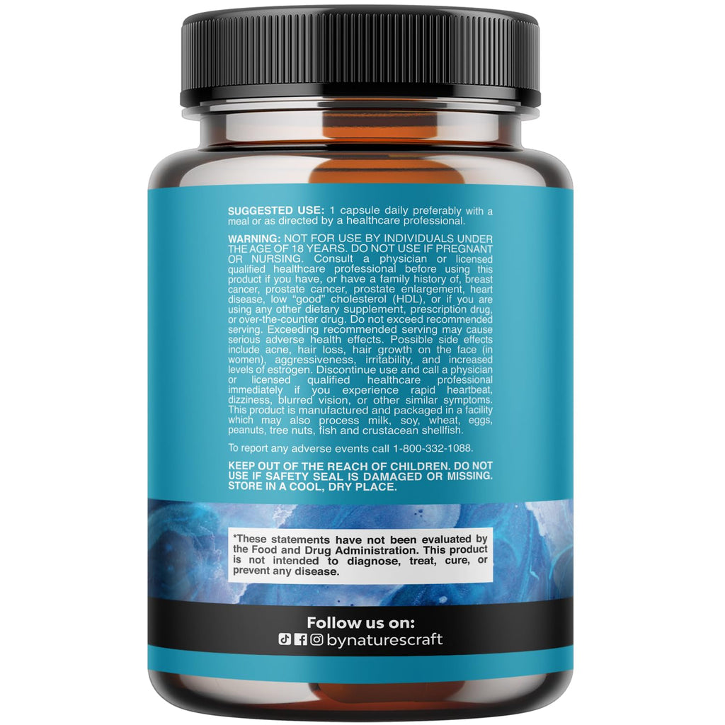 DHEA Supplement for Women & Men - Pure DHEA 50mg for Hormone Balance, Improves Mood Stability, Brain Function, Immune System, Energy & Fertility - Dehydroepiandrosterone Capsules for Adults - 120 Ct