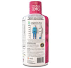 Tropical Oasis Women's Liquid Multivitamin + Hair Growth | Clinically Tested for Thicker Hair, Wrinkles, Brighter Skin, Strong Nails | 2.5g Verisol Collagen | Biotin 12500mcg | 32 Serv