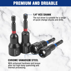 WORKPRO 27 PCS Magnetic Nut Driver Set with Quick-Release Extensions