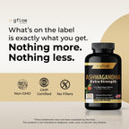 gflow vitamins Ashwagandha Supplements for Women and Men | Sleep, Mood and Energy Support | Extra Strength, Vegan Friendly, Non-GMO, Made in USA - Pack of 3