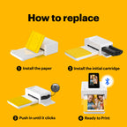 KODAK Dock 4x6” Cartridge Refill, 80 Sheets, Dock Plus & Dock Era