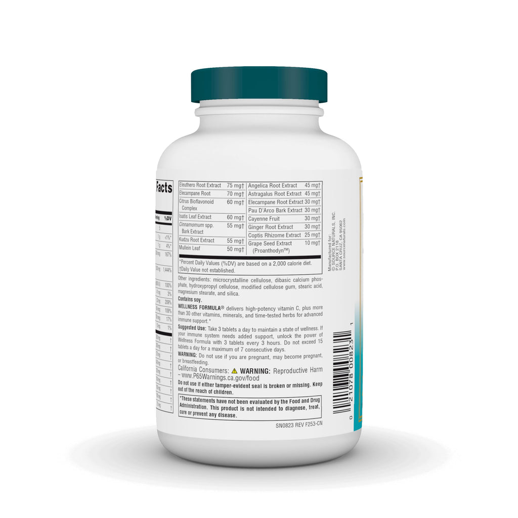 Source Naturals Wellness Formula Bio-Aligned Vitamins & Herbal Defense - Immune System Support Supplement & Immunity Booster* - 180 Tablets