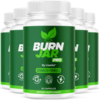 (5 Pack) Burn Jar Pro - BurnJar Pink Salt Capsules Pro, Official Advanced Formula Supplement Pills Natural Ingredients Reviews, 300 Capsules for 5 Months