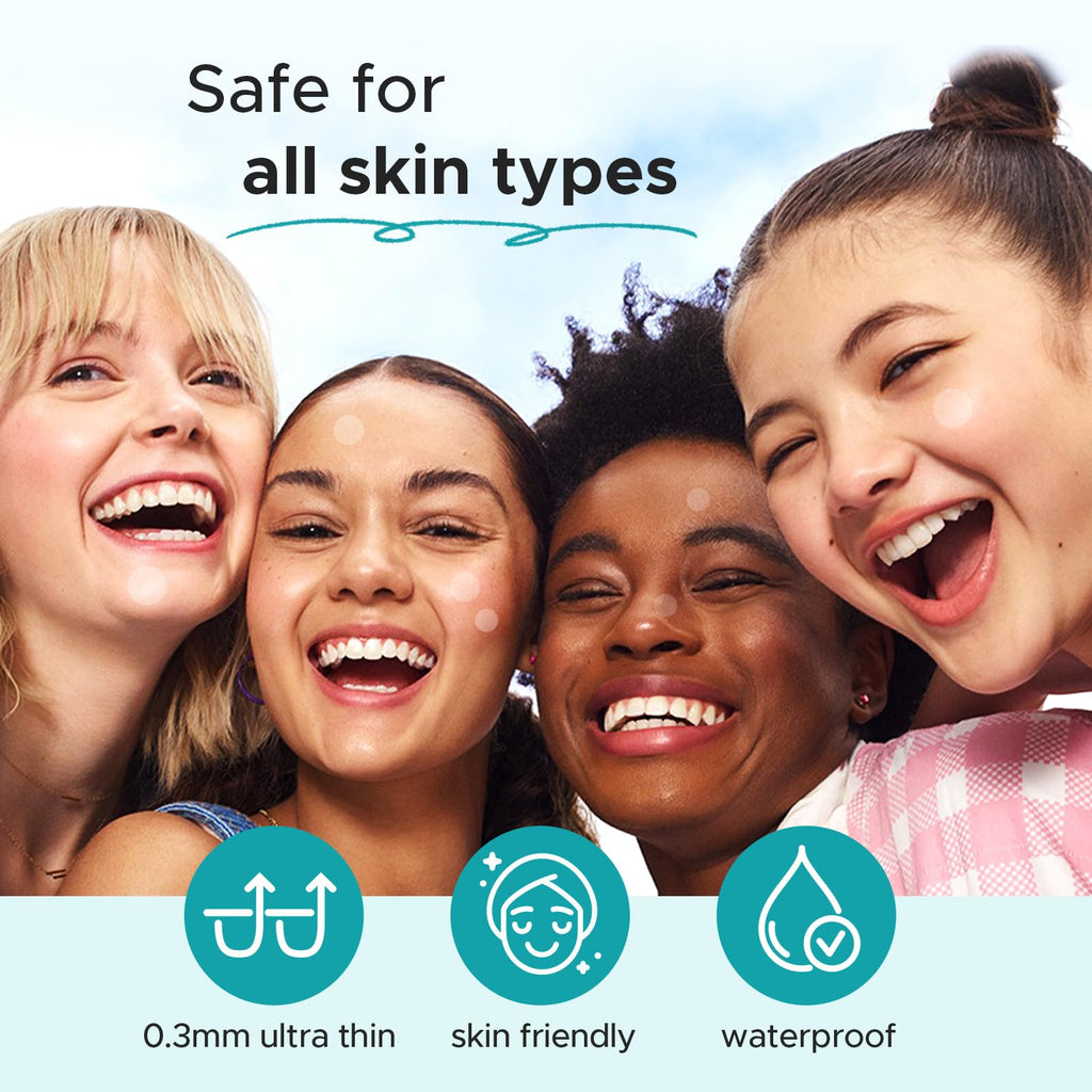 TKTK Pimple Patch Acne Patch, 4 Sizes 560 Patches Acne Absorbing Cover Patch, Hydrocolloid Invisible Acne Patches For Face Zit Patch Acne Dots Tea Tree, Calendula Oil - 4 Pack