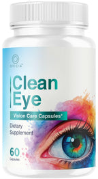 Clean Eye Capsules - Official CleanEye Pills Advanced Premium Formula Support Maximum Strength, All Natural Ingredients Vitamins for Overall Health & Wellness, 60 Capsules for 1 Month