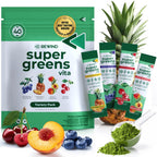 Rewind Best Tasting Vita Variety Sample Stick Pouch - Super Greens Powder Packets - Delicious Green Juice Drink Mix with Amazing Flavor - Over 40 Superfoods - Variety Pack (12 Sticks)