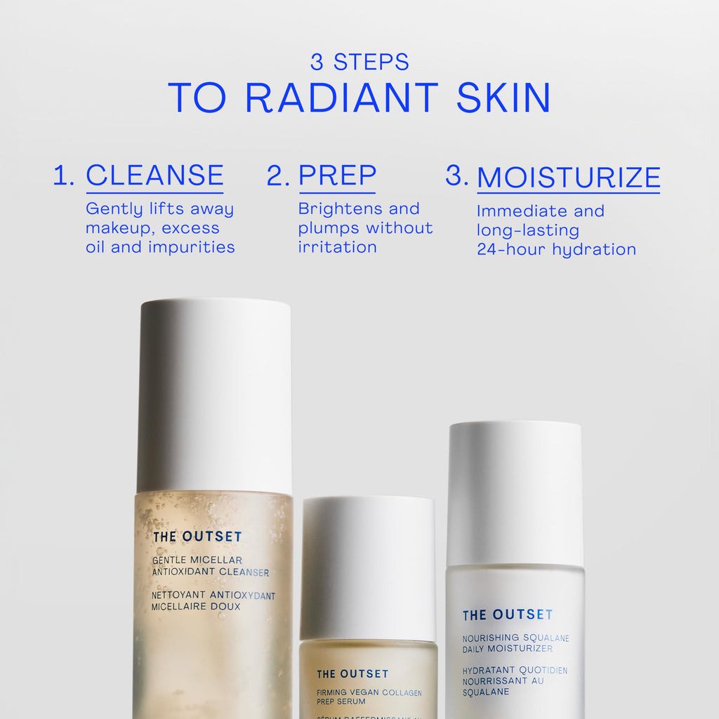 The Outset Squalane Daily Face Moisturizer, Hydrating Barrier Repair Face Cream, Non-Comedogenic, Fragrance-Free, Gluten Free Clean Vegan Facial Moisturizer for Sensitive & All Skin Types – 1.7 fl oz
