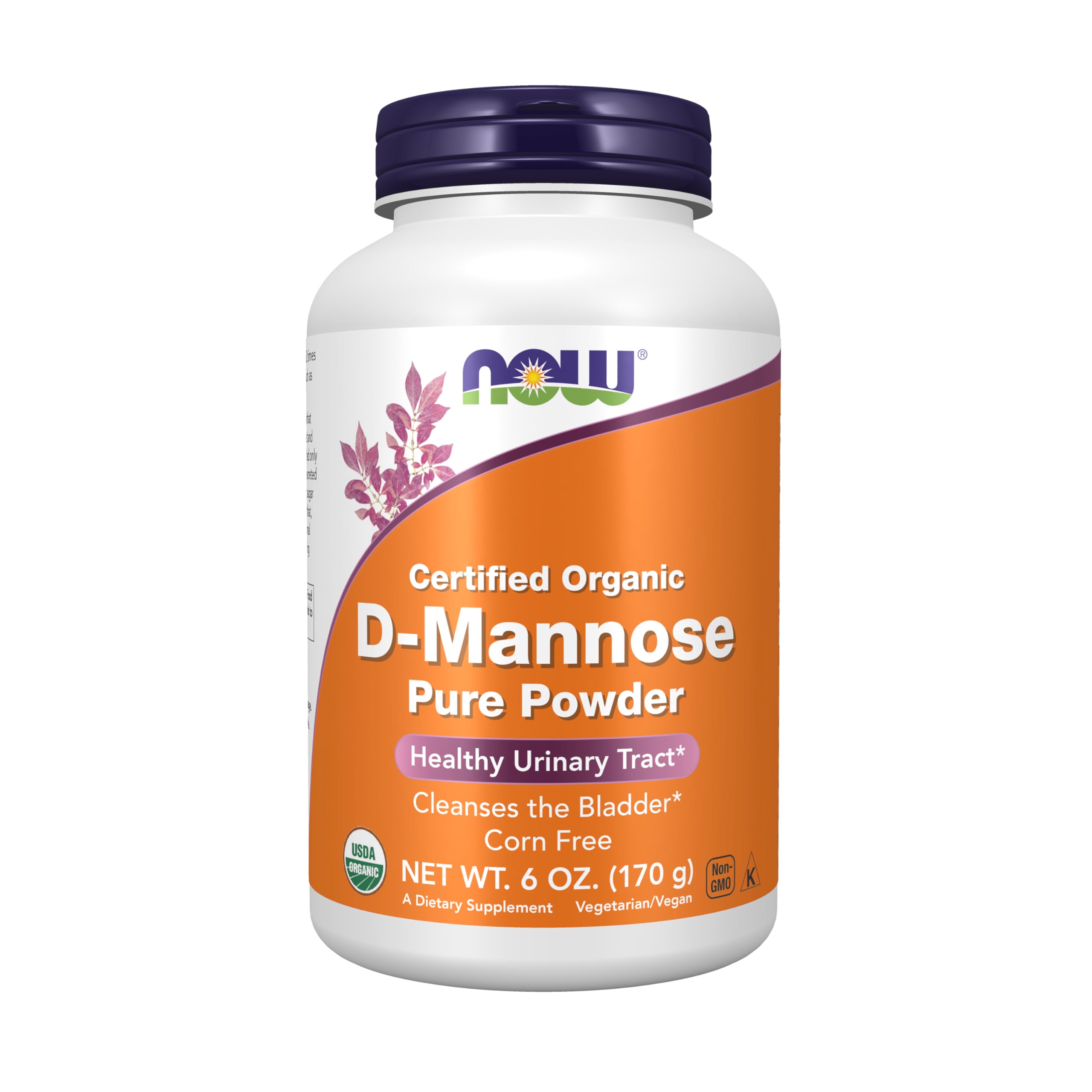 NOW Foods Supplements, D-Mannose Powder, Non-GMO Project Verified, Healthy Urinary Tract*, 6-Ounce