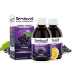 Sambucol Black Elderberry Syrup - Black Elderberry Liquid, Immune Support for Kids and Adults, High Antioxidants, Gluten Free - Original Formula - 7.8 Fl Oz, 2-Pack
