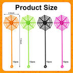 HLARTNET 40Pcs Sticky Spider Web Hand Party Favors, Spider Toys Bulk for Kids Boys, Gifts for Birthday Halloween Goodie Bag Filler or Classroom Prizes