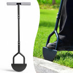 Orcela Lawn Edger Tool, Half Moon Saw Tooth Lawn Edger with T-Grip Handle