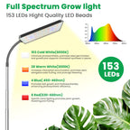 Eurbolan Grow Lights for Indoor Plants,153 LEDs Full Spectrum Plant Lights
