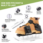 Lawn Aerator Shoes for Grass, 2.1" Heavy Duty Spikes, Pre-Assembled Straps