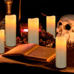 Flameless Battery Operated LED Pillar Candles with Remote control 9pack