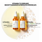 La Roche-Posay Pure Vitamin C Serum For Face With Hyaluronic Acid & Salicylic Acid, Hydrating & Brightening Serum, Boost Radiance & Reduce Wrinkles, Paraben Free