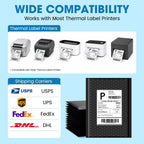 Fuxury Thermal Labels 4x6 200 Labels Fanfold Direct Shipping Label