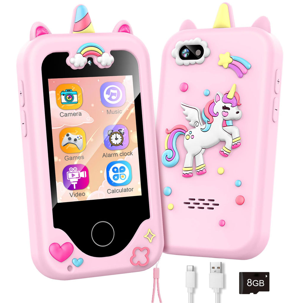 WEOLULI Kids Smart Phone Toy for Toddler Girls Boys Ages 3-10